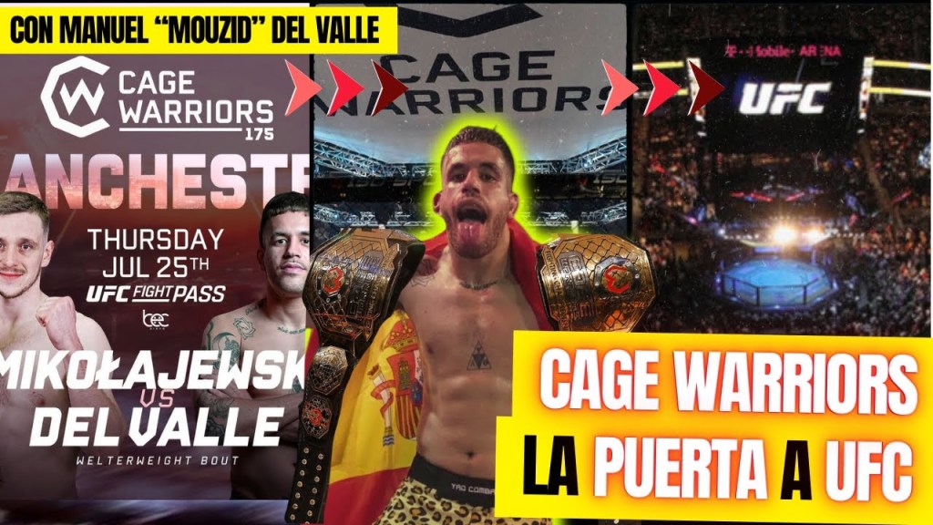 LA PRUEBA DE CAGE WARRIORS: LAS METAS DE «MOUZID» ANTES DE UFC. ENTREVISTA  MANUEL DEL&nbsp;VALLE