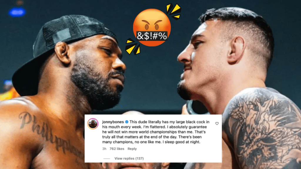 JON JONES PIERDE LA PACIENCIA CON ASPINALL EN REDES&nbsp;SOCIALES